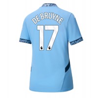 Camisa de time de futebol Manchester City Kevin De Bruyne #17 Replicas 1º Equipamento Feminina 2024-25 Manga Curta